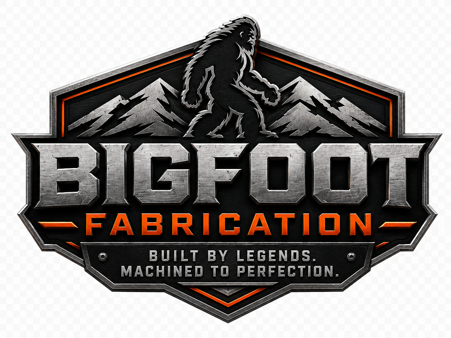 Bigfoot Fabrication wide badge logo
